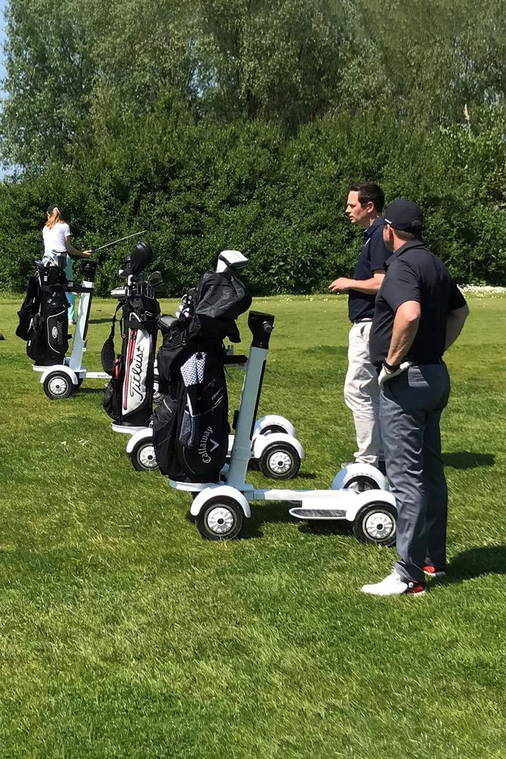 Electric Golf Caddy | Charger with chair and umbrella | Top Speed 15 mph, 36+holes & Free Shipping